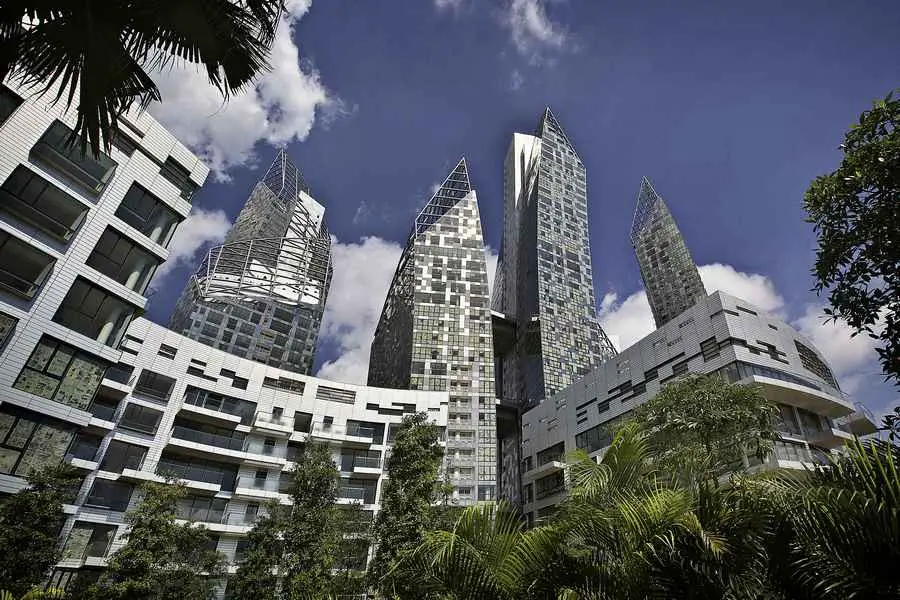 Reflections at Keppel Bay Singapore buildings