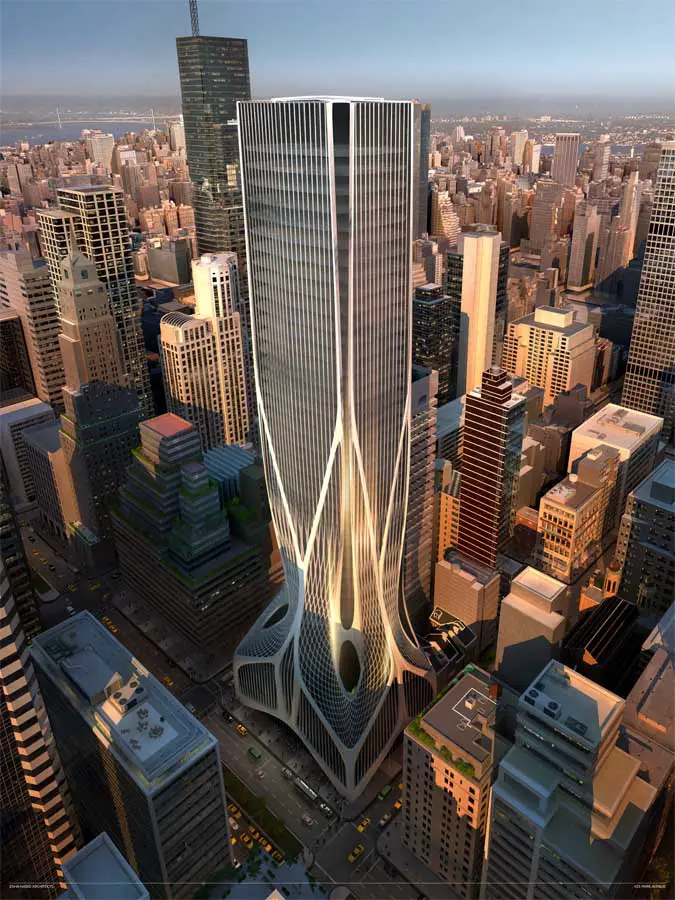 425 Park Avenue Competition New York design by Zaha Hadid