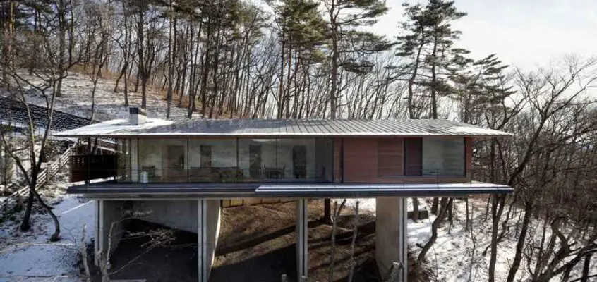 House in Asamayama: New Home Nagano