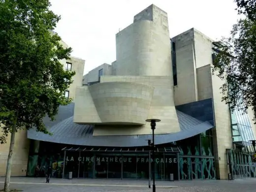 La Cinémathèque Française Paris building by Frank Gehry