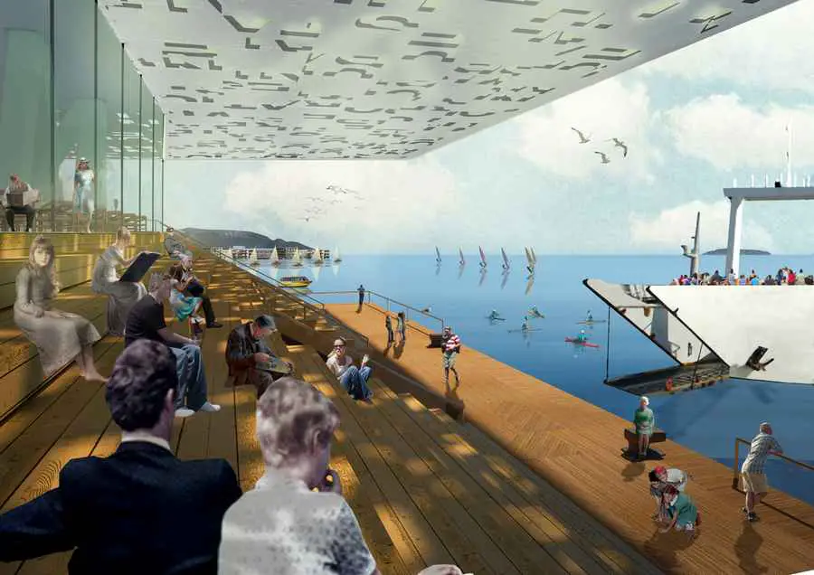 Athens Pier Competition design by Point Supreme Architects
