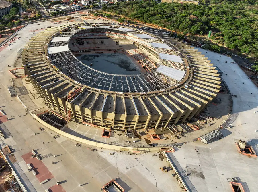 Mineirão Stadium building design by BCMF Arquitetos