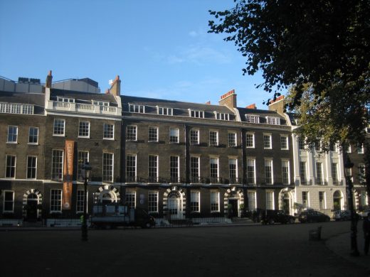 Bedford Square Buildings Bloomsbury London