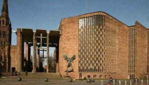 Coventry Cahtedral building by Basil Spence architect