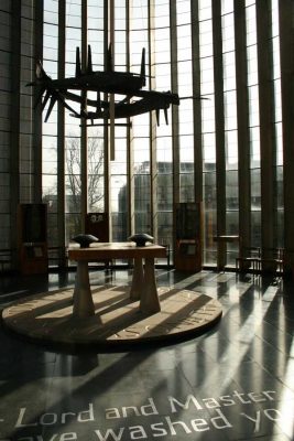 Coventry Cahtedral building by Basil Spence architect