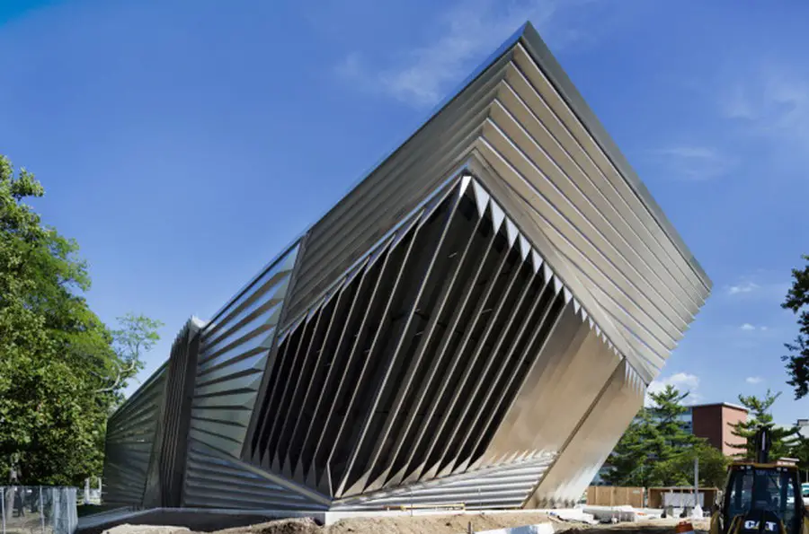 Eli and Edythe Broad Art Museum building by Zaha Hadid architect