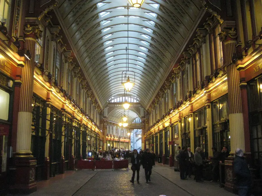 Leadenhall Market London arcade building