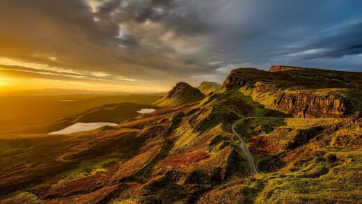 Scotland mountains Isle of Skye landscape