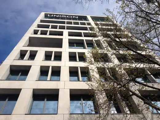 Unison Headquarters building on Euston Road