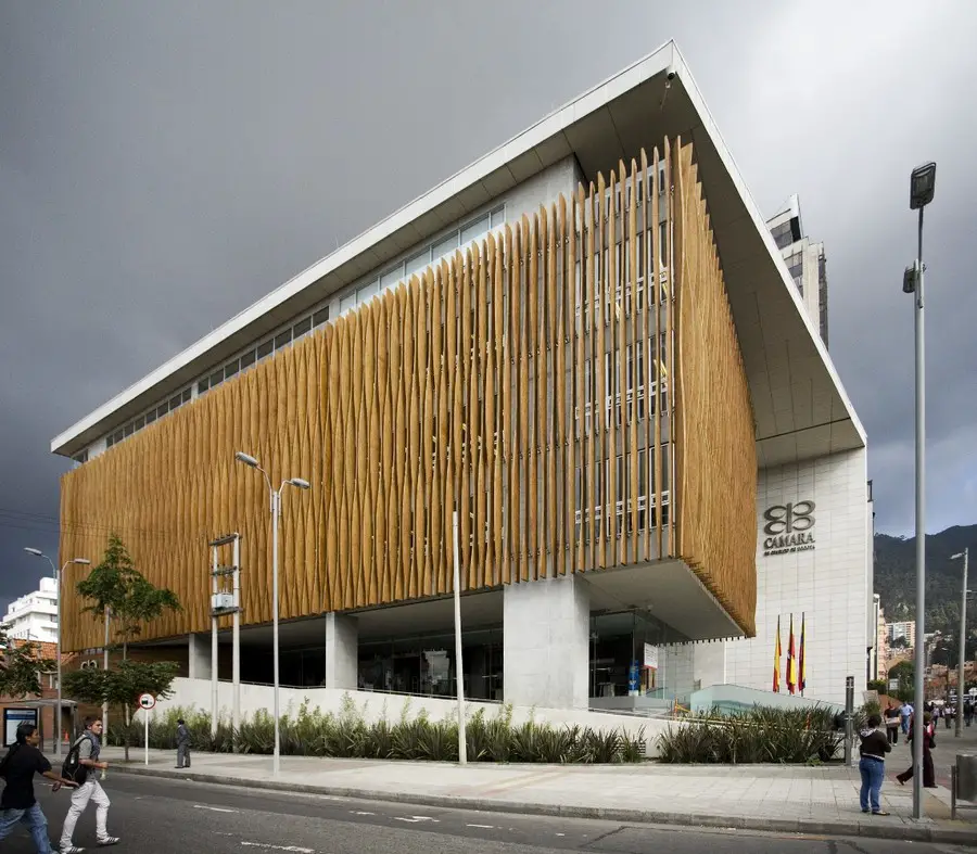 Bogotá Chamber of Commerce building facade