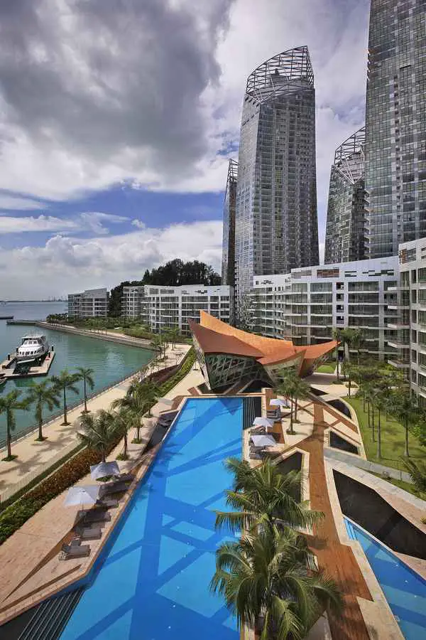 Reflections at Keppel Bay design by Daniel Libeskind Architects