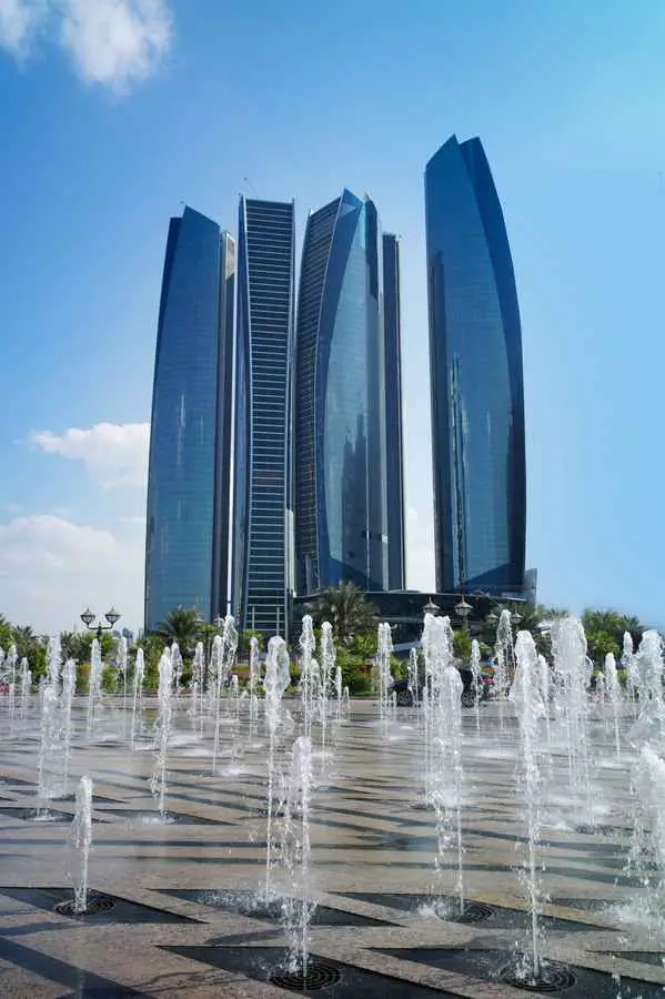 Etihad Towers Skyscrapers by DBI Design