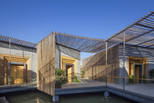 Tea House Buildings Yangzhou: Chinese Bamboo Design