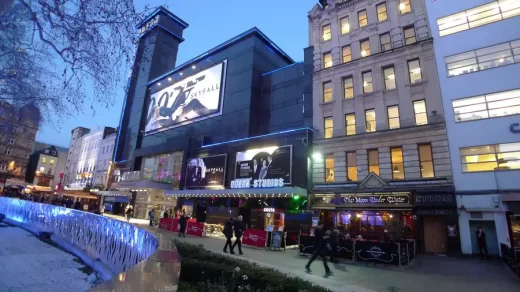 Leicester Square Cinema London Odeon building