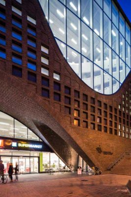 University of Helsinki City Campus Library façade by aoa