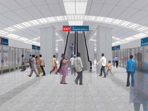 Kolkata Metro Project: Indian building design