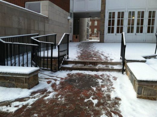 Stairs and Ramps snow USA Disability Access Design