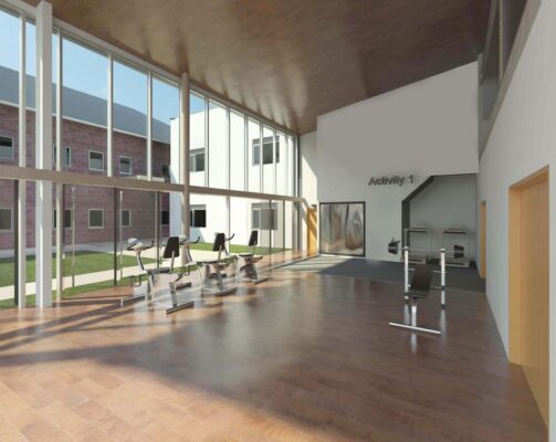 Montagu Hospital Rehabilitation Centre Mexborough interior