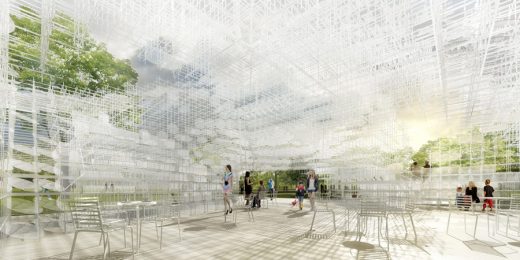 Serpentine Pavilion building - Commodity, Firmness and Delight