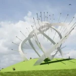 Star of Caledonia: Gretna Gateway sculpture by Cecil Balmond