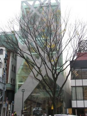 TOD'S Shibuya-ku Store design by Toyo Ito architect
