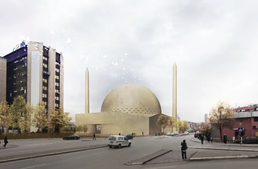 Grand Mosque of Prishtina Kosovo building design