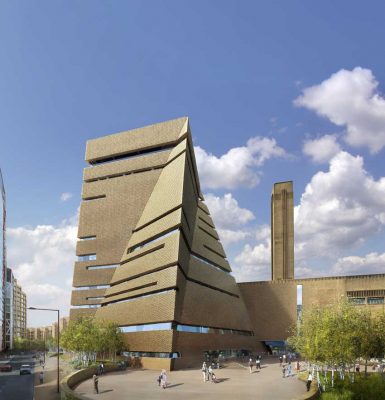 The new Tate Modern London building