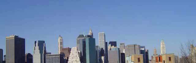 New York Skyscraper Buildings view