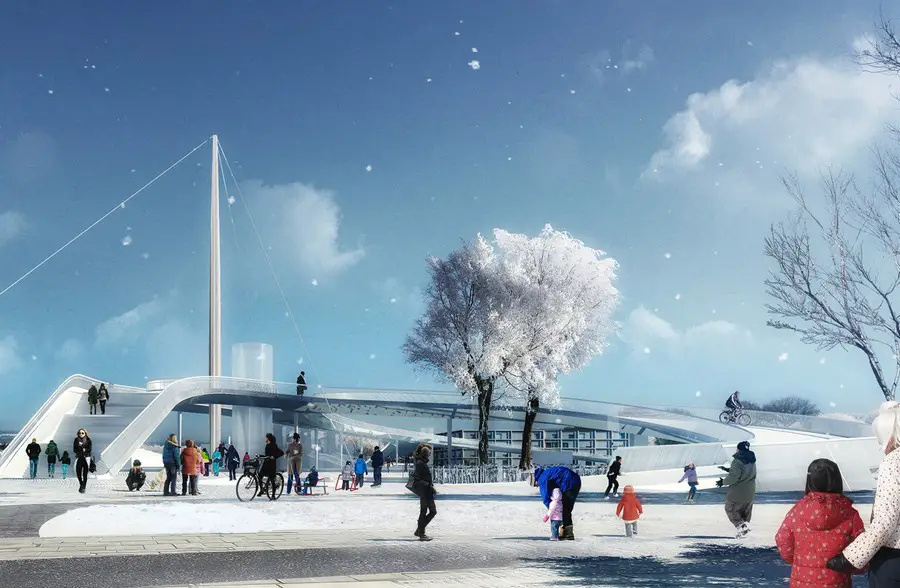 Odense Cycle And Pedestrian Bridge