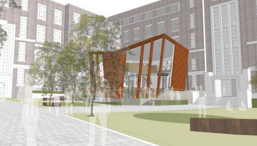 Queen's University Pavilion Belfast building design