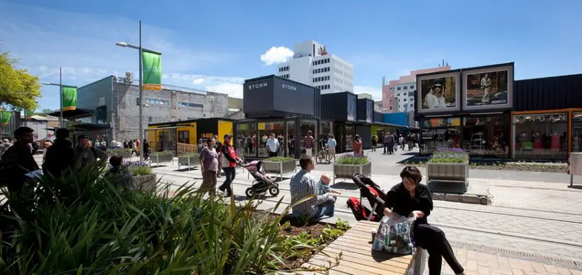 Cashel Mall Christchurch Rebuilding, NZ