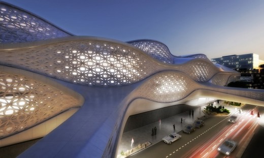 Riyadh Transport Terminal Development, Saudi Arabia design by Zaha Hadid Architects