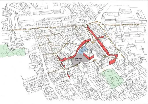 Leicester Market city centre urban design