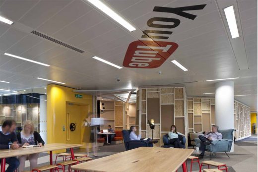 Google interior London office PENSON design