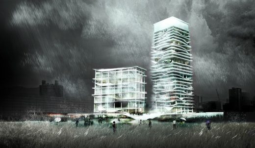 City Cultural Center Taichung design by KAMJZ, Architects