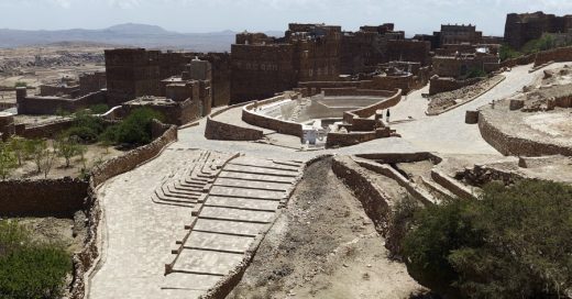 Thula Fort Restoration Yemen landscape