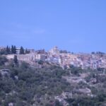 Sortino Sicily buildings in landscape