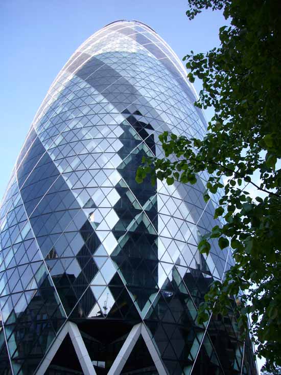 The Gherkin London tower building