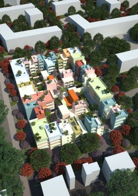 Urban Hybrid in Emmen Switzerland design by MVRDV Architects