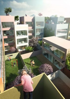 Urban Hybrid in Emmen Switzerland design by MVRDV Architects