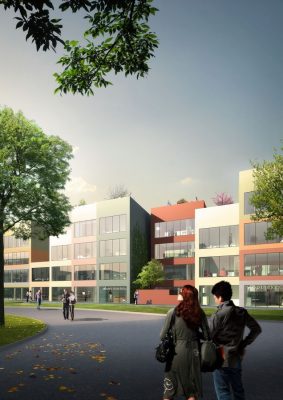 Urban Hybrid in Emmen Switzerland design by MVRDV Architects