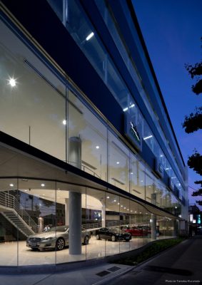 Hakko Kyoto Japan car showroom building