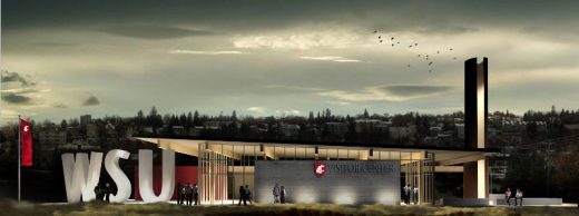 Washington State University Visitor Center building design