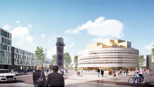 New City Hall in Kiruna, Sweden