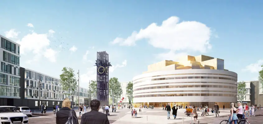 New City Hall in Kiruna, Sweden