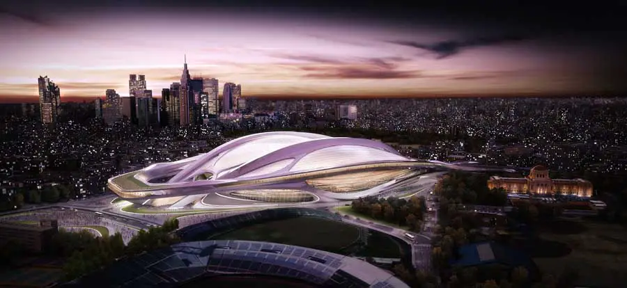 New Olympic Stadium in Tokyo