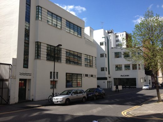 McCann Art Deco building in Bloomsbury