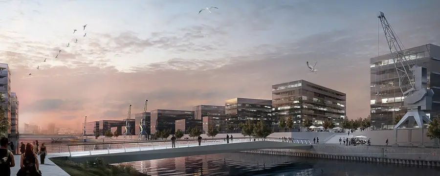 HafenCity Pedestrian and Cycle Bridge, Hamburg