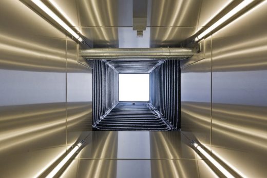 Barneveld Noord Train Station building tower interior