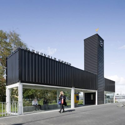 Barneveld Noord Train Station building Netherlands